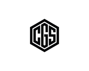 CGS logo design vector template. CGS