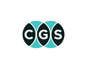 CGS logo design vector template. CGS