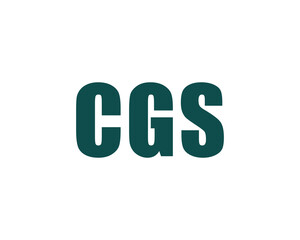 CGS logo design vector template. CGS