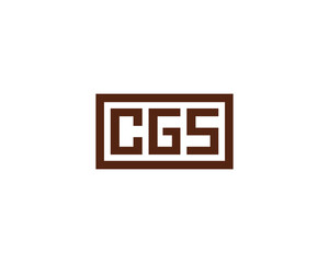CGS logo design vector template. CGS