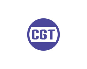 CGT logo design vector template. CGT