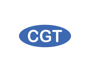 CGT logo design vector template. CGT