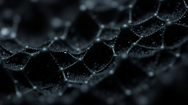 Dark Matter Nanostructure Microscopic View of Interconnected Particles