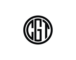 CGT logo design vector template. CGT