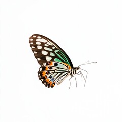 nice butterfly on white background
