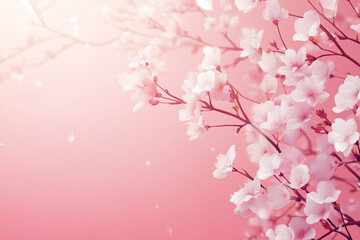 Obraz premium 桜 ピンク 背景 バックグラウンド