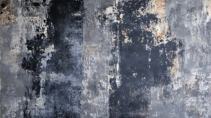 Obraz premium Dark grey grunge concrete wall texture for vintage industrial background or urban design projects
