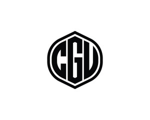 CGU logo design vector template. CGU
