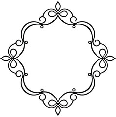 frame with ornament