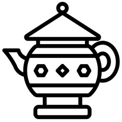 Naklejka premium Kettle Icon