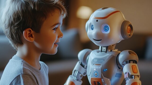 Young asia student remotely learn online at home in coding robot car and electronic board cable in STEM, STEAM, mathematics engineering science technology computer code in robotics for kids concept.