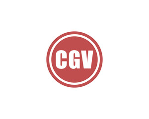 CGV Logo design vector template. CGV