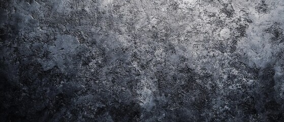 Obraz premium Rough dark gray concrete wall texture with grainy surface, ideal for industrial backgrounds, urban design elements, and architectural projects