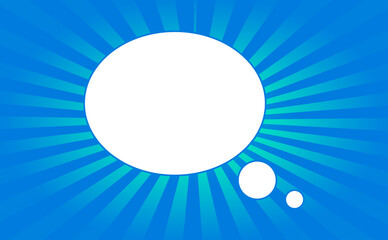 gradient radiating lines with speech bubble on transparent background
