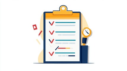 Work in progress concept. Goals, targets, tasks tracking. Goals achievement and business success.  Task completion. Managing project timeline. Wooden blocks with target achievement icon.