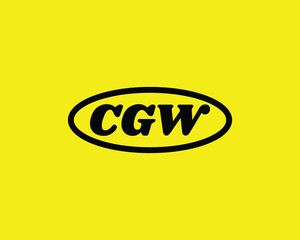 CGW logo design vector template. CGW