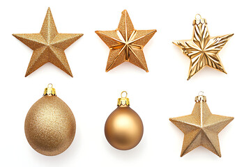 golden christmas star