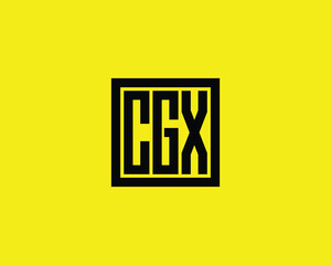 CGX Logo design vector template. CGX