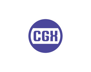 CGX Logo design vector template. CGX