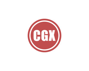 CGX Logo design vector template. CGX