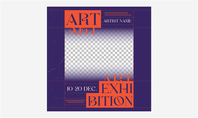 Art Exhibition Socials Media