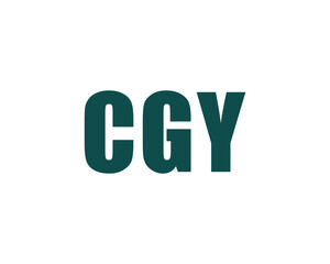 CGY logo design vector template. CGY