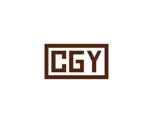 CGY logo design vector template. CGY