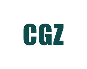 CGZ Logo design vector template. CGZ