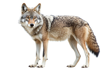 wolf isolated on white