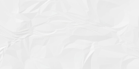Obraz premium Abstract vector white wrinkly paper background. cardboard craft wrinkly paper, crumpled pattern texture. paper crumpled wrap. white fabric crushed- crumpled. 