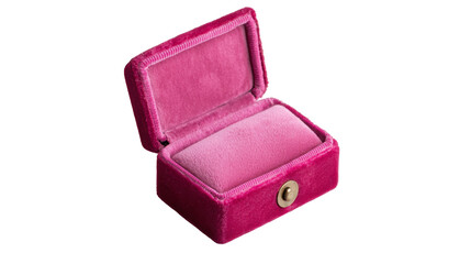 Elegant velvet jewelry box studio setting product photography soft focus