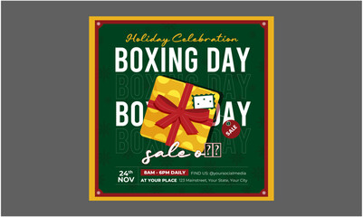 Boxing Day Socials Media