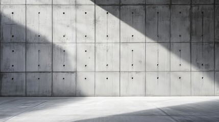 High-resolution close-up of grey concrete wall texture featuring detailed industrial patterns and urban background, perfect for architectural design, interior projects, graphic design