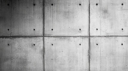 High-resolution close-up of grey concrete wall texture featuring detailed industrial patterns and urban background, perfect for architectural design, interior projects, graphic design
