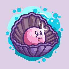 Pearl Mascot Vector Illustration great for your brand business