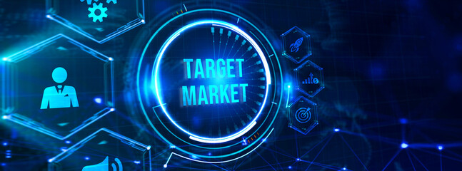 Success and business target concept, project management, strategy development. 3d illustration