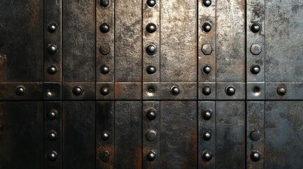 Fototapeta premium Abstract metallic texture background with intricate industrial patterns and shiny sheens for modern graphic design, digital art, web design, and creative creative projects