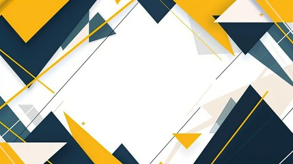 Abstract geometric design with sharp angles and vibrant colors for modern layouts.