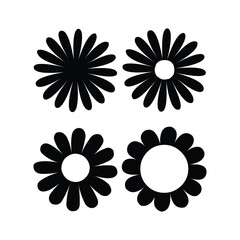 Fototapeta premium set of flowers
