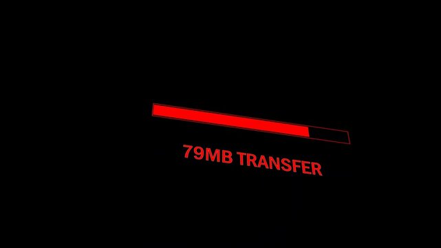 Loading bar , and downloading bar with waiting bar and  progress bar loading percentage uploading ,animation 4K video footage