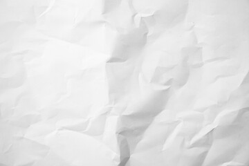 Obraz premium White Paper Texture background. Crumpled white paper abstract shape background with space paper for text