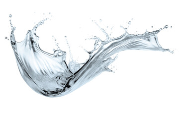 PNG Water white background refreshment splattered.