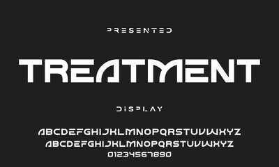 Abstract modern urban alphabet fonts. Typography sport, technology, fashion, digital, future creative logo font.