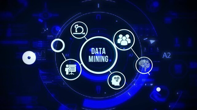 Data mining concept. Business, modern technology, internet and networking concept.