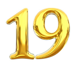 Gold Number 19