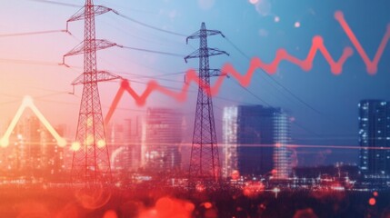 Visual representation of electricity prices during the global energy crisis.