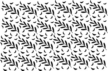 light leaf pattern. Vector illustration