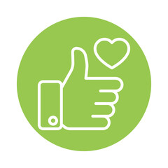 Favorite Vector Gylph Circle Icon. Eps 10 file 