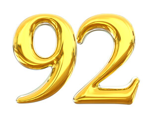 Gold Number 92