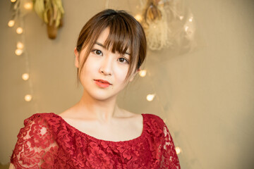ナイトワークイメージの女性のポートレート